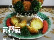 Gambar bola bola kentang mozarella