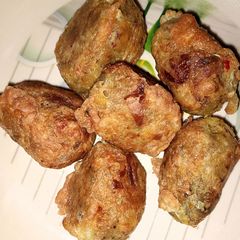 Yam balls A picture of Yam balls.