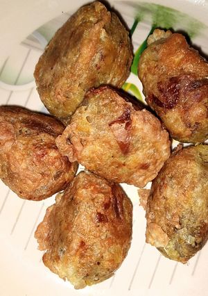 A picture of Yam balls.