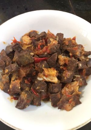 Foto resep Paru balado