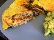 A picture of vegetarian tortilla