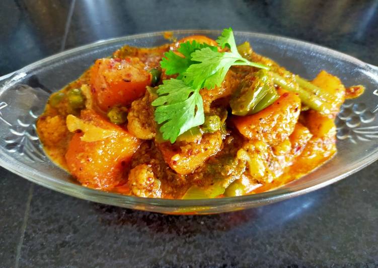 Mixed Vegetables Kolhapuri