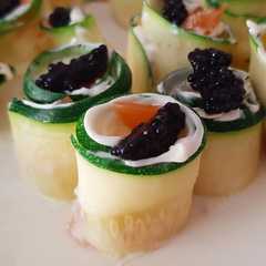 Foto principal de Rollitos de salmón y queso