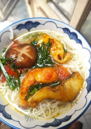 Hình của món Bún cá lóc nấu dễ - nhanh - ngon.