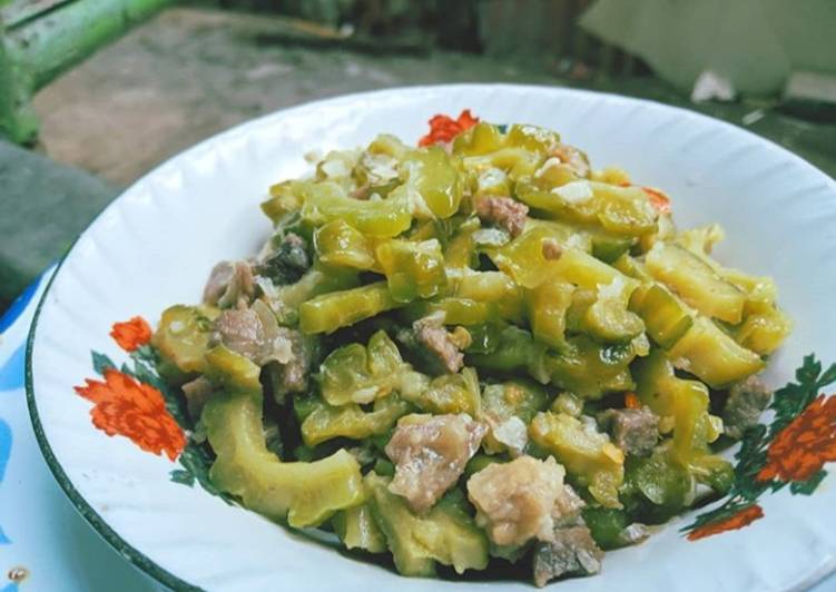 Resep Ongseng sayur pare Anti Gagal