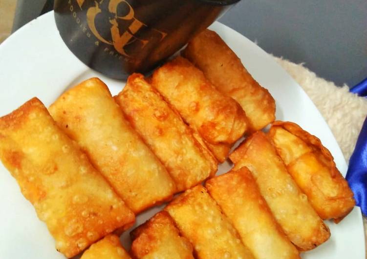 Steps to Prepare Vegan Tikka cheese Roll
