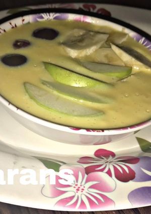 A picture of Fruity custard.