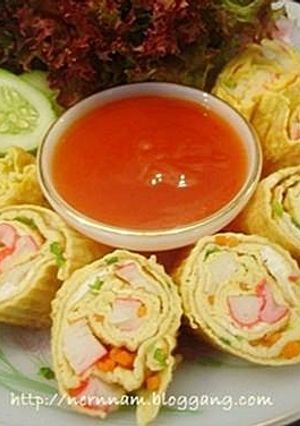 รูปของ ไข่ม้วนปูอัด
