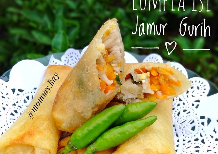 Resep: Untuk Mencoba Di RumahLumpia isi jamur gurih