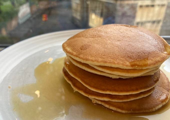 Bikin Pancake dengan tepung self raising flour, mudah dan minim bahan