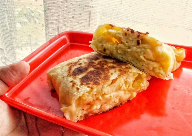 Recipe of Super Quick Homemade Egg and Cheese Wrap