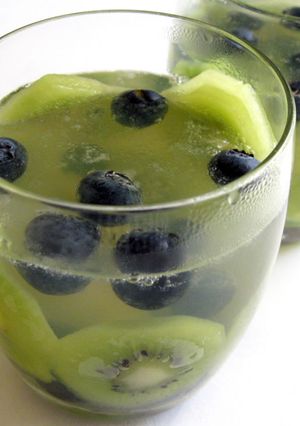 A picture of Wine Kanten Jelly.