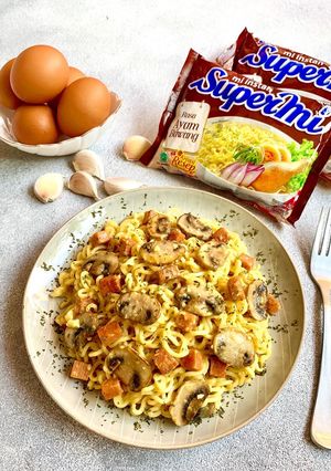 Foto resep Supermi Carbonara