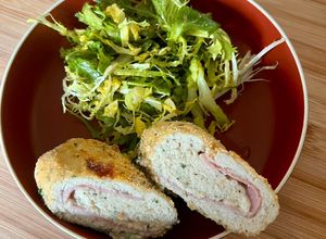 Une photo de Cordon Bleu de Poulet Cuisson Air Fryer 🐓