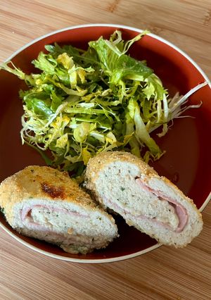 Une photo de Cordon Bleu de Poulet Cuisson Air Fryer 🐓