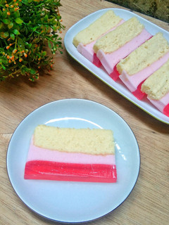 Foto resep Puding cake madona / cake puding lapis busa