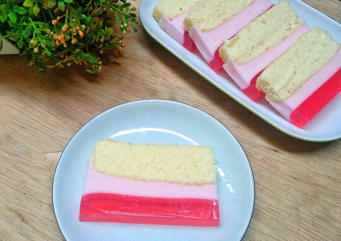 Puding cake madona / cake puding lapis busa