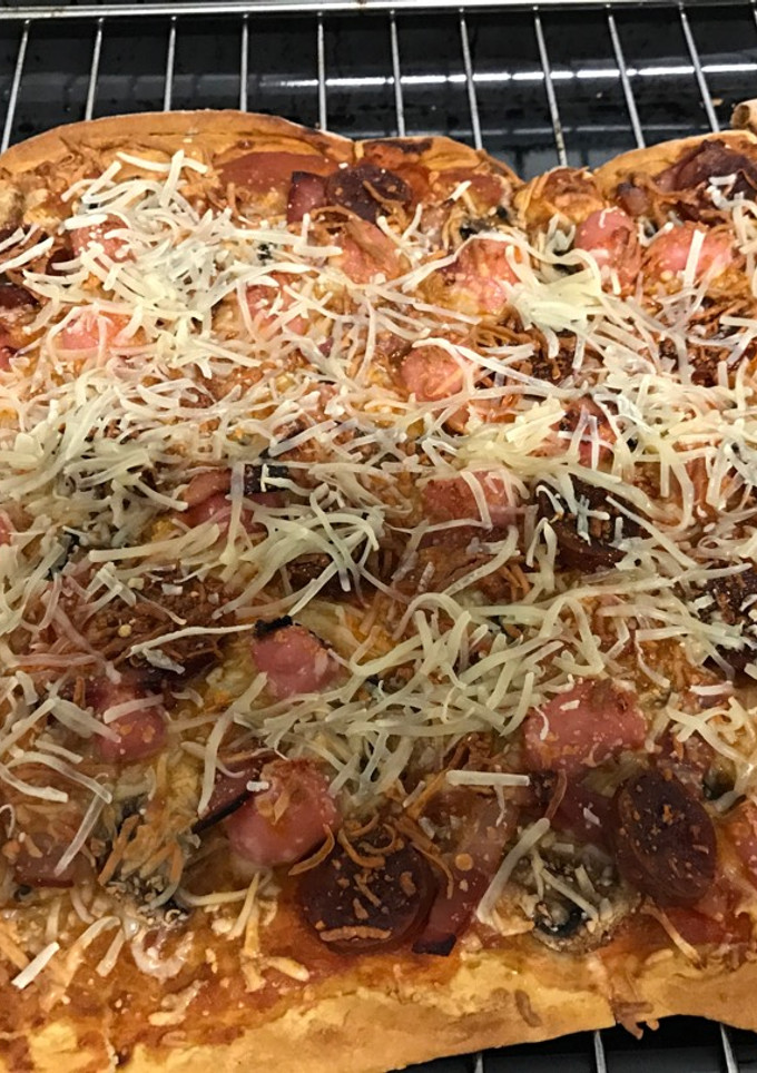Una foto de Pizza casera