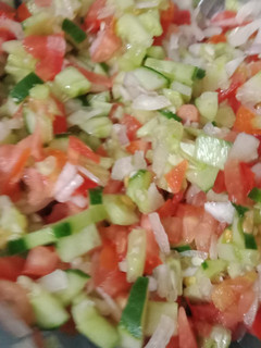 A picture of Continental veg salad.