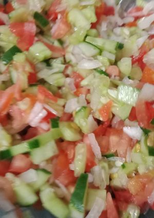 A picture of Continental veg salad.