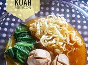 Gambar baso kuah mercon