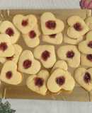 Galletitas con corazón de mermelada (para San Valentín)