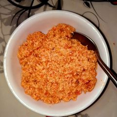 Gajar(carrot) ka halwa A picture of Gajar(carrot) ka halwa.