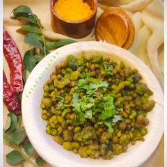 A picture of Palak Boondi.