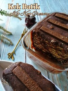 Gambar Kek Batik Kit Kat Creamy