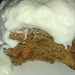 Una foto de Torre de pancakes 🥞 sabor carrot 🥕 cake 🎂