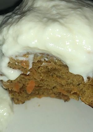 Una foto de Torre de pancakes 🥞 sabor carrot 🥕 cake 🎂
