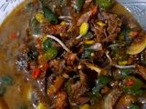 Eseng2 klotok pedo (tumis ikan peda)