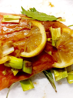 Foto di Filetto di salmone al cartoccio