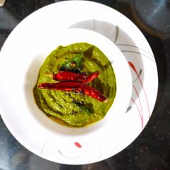Raddish leaves chutney A picture of Raddish leaves chutney.
