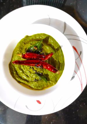 A picture of Raddish leaves chutney.