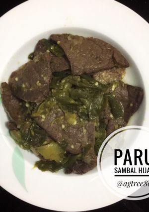 Foto resep Paru Sambal Hijau