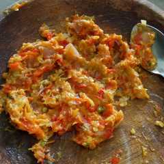 Sambal lalapan pelengkap nasi super endezz Ala bunda Ajun রেসিপির প্রধান ছবি