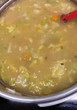 Una foto de Sopa de Verdura Express
