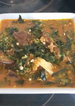 A picture of Ogbono Soup.