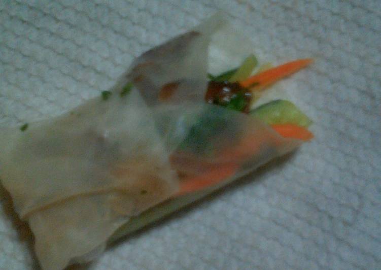 How to Prepare Ultimate Rice paper roll with pork