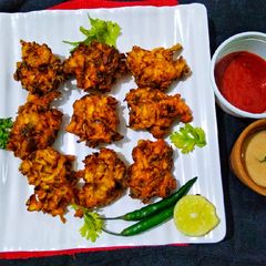 Cabbage pakoda A picture of Cabbage pakoda.