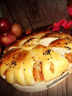 عکسی از دستور نان با مارمالاد هویج و گردو