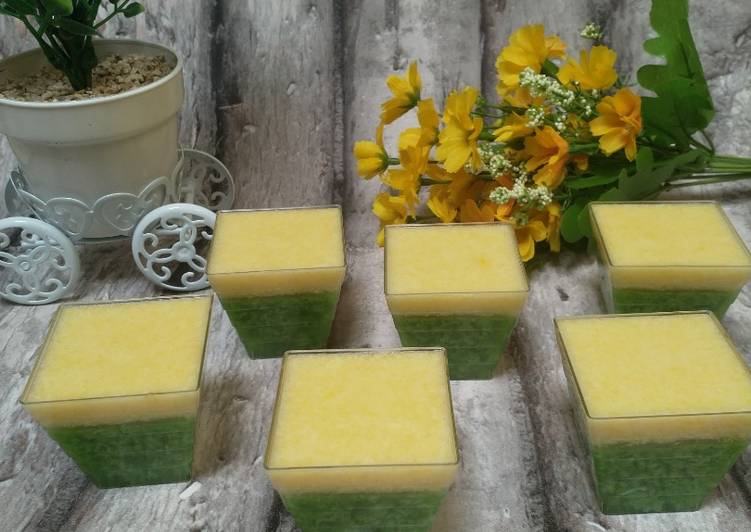 Resep masakan Puding Lumut Mentega | Cara Masak Puding Lumut Mentega Yang Enak Banget