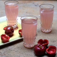 A picture of Punarpuli sharbat/ Fresh Kokum Juice:.