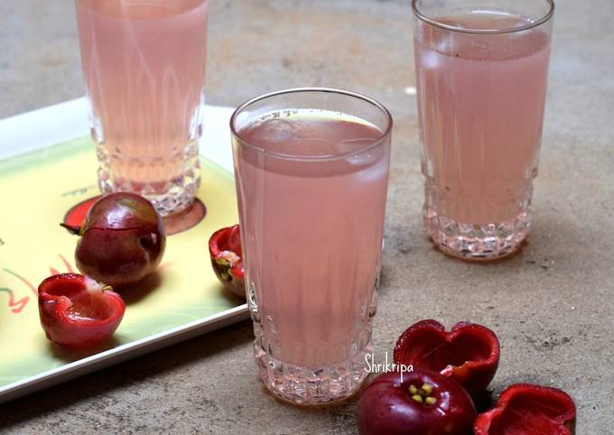 Punarpuli sharbat/ Fresh Kokum Juice: