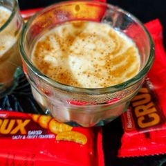 A picture of Hand Beaten Fluffy creamy coffee.