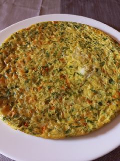 Foto di Frittata di fiori di zucca