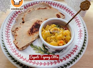 Gambar 👩‍🍳Chapati Tepung Atta