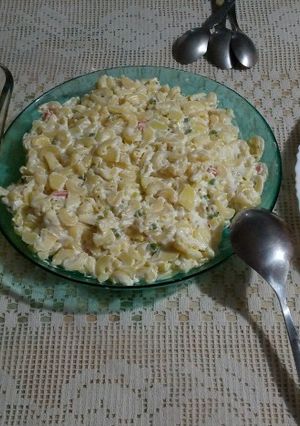 A picture of Russian salad.