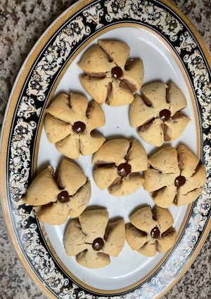 Une photo de 🌺Biscuits 🍪 chocolat 🍫 vanille🌾